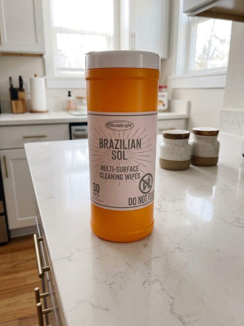 Brazilian Sol Multi-Surface Cleaning Wipes – Orange